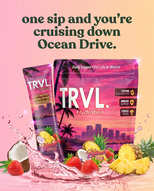 TRVL Miami Vice 3-in-1 Hydration Drink